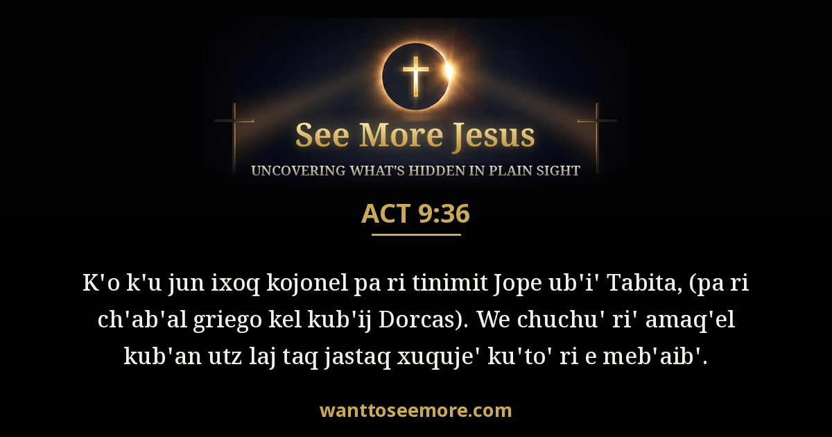 Acts 9:36