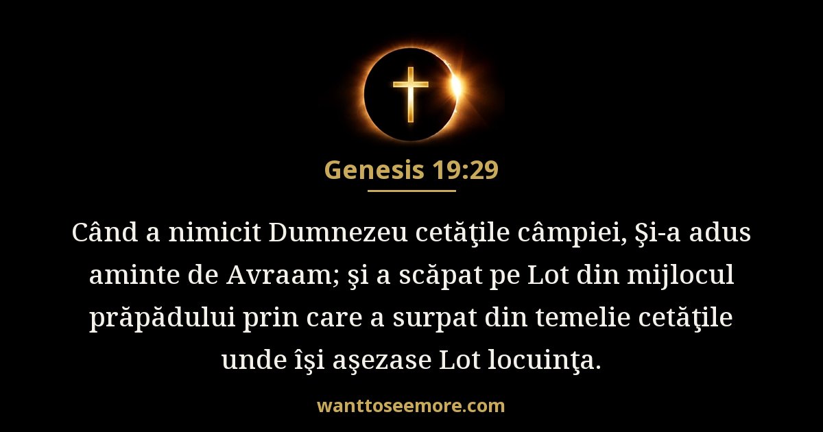 Genesis 19:29