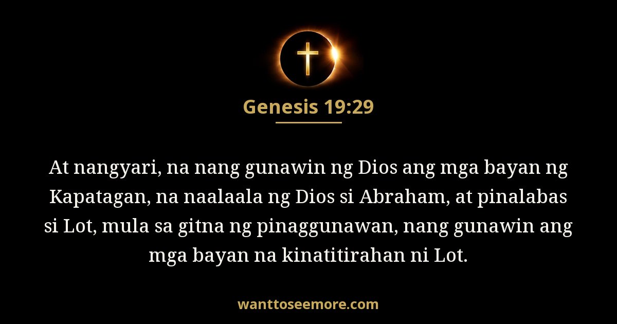 Genesis 19:29