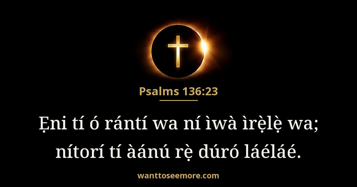 Psalms 136:23