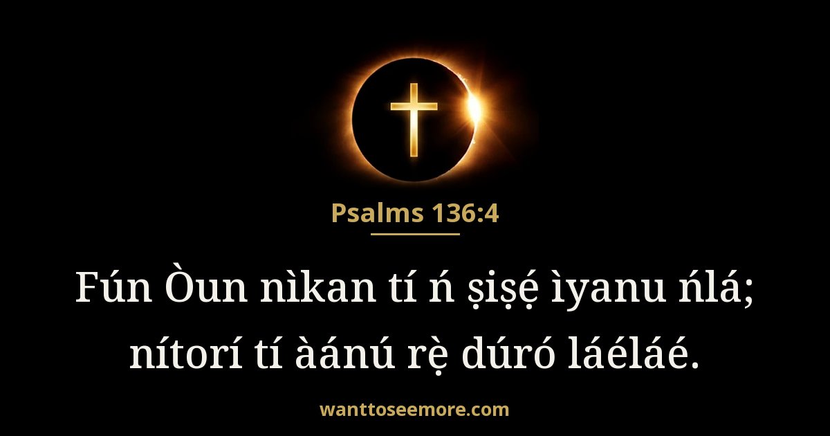 Psalms 136:4