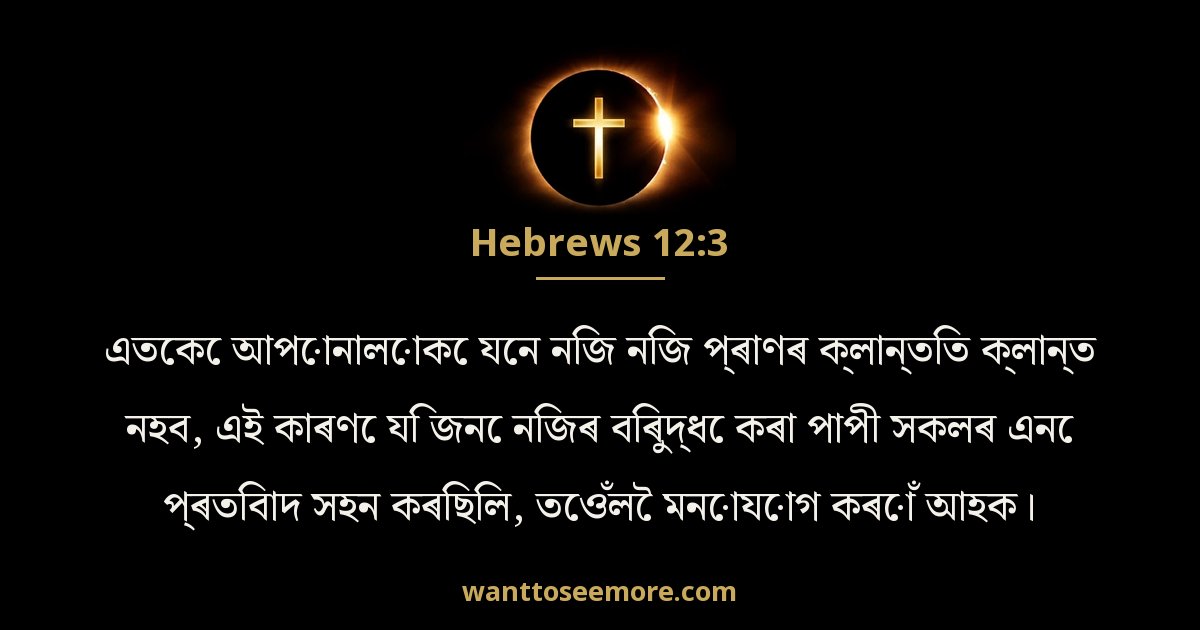 Hebrews 12:3