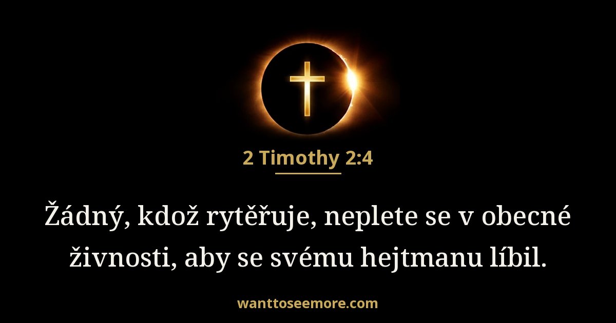 2 Timothy 2:4