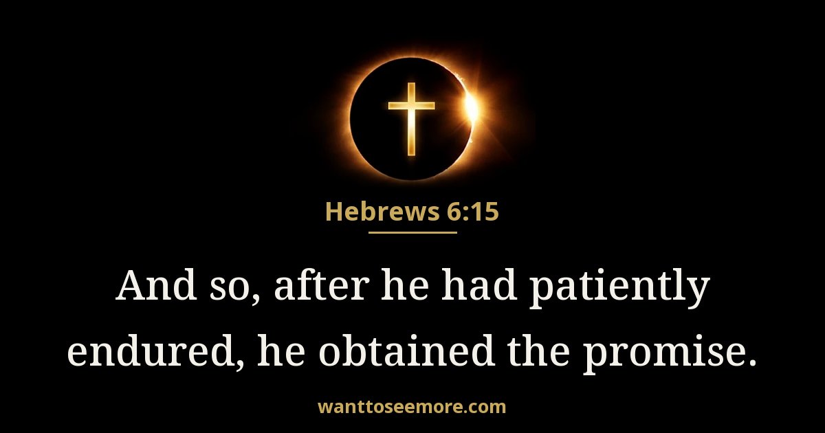 Hebrews 6:15
