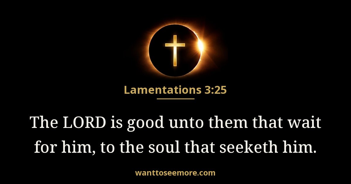 Lamentations 3:25