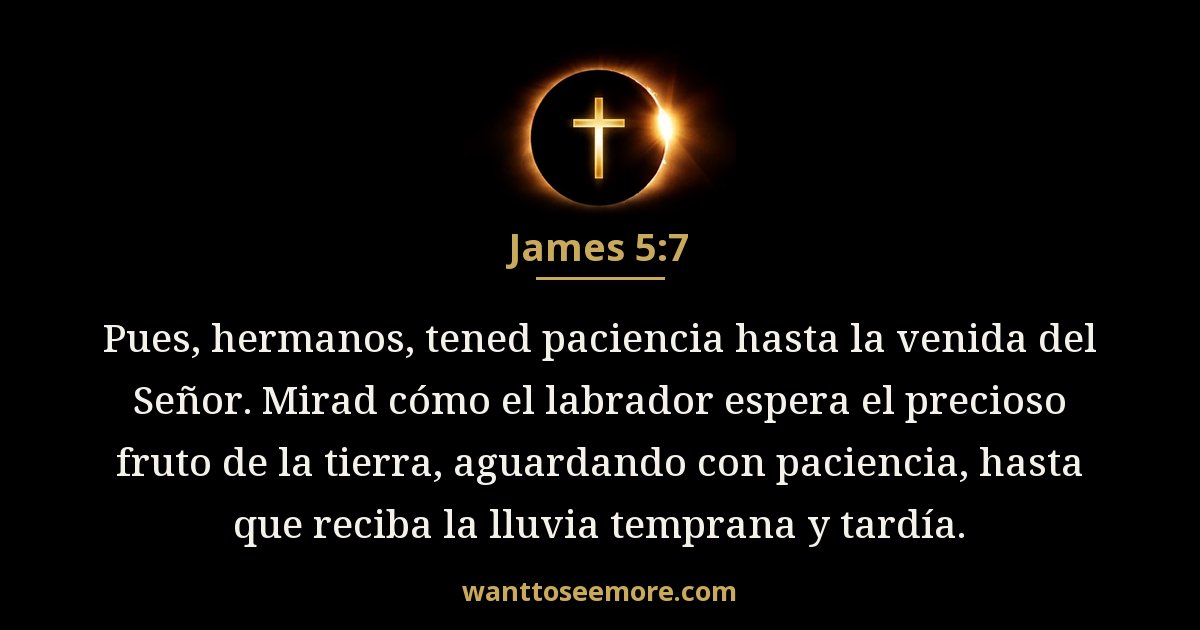 James 5:7