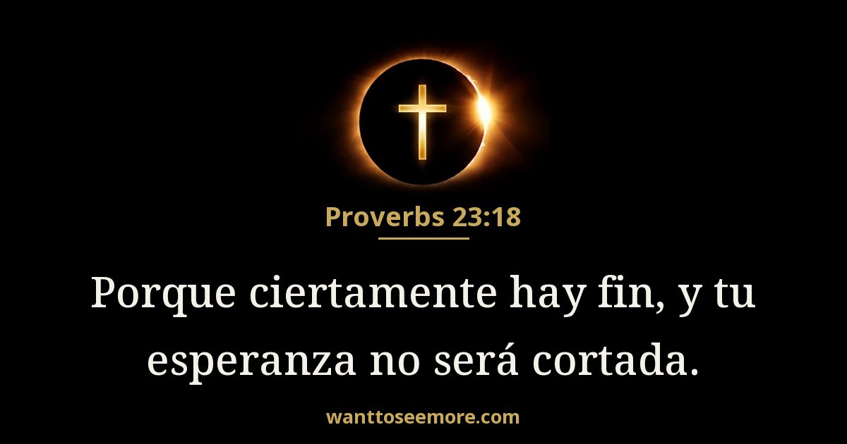 Proverbs 23:18