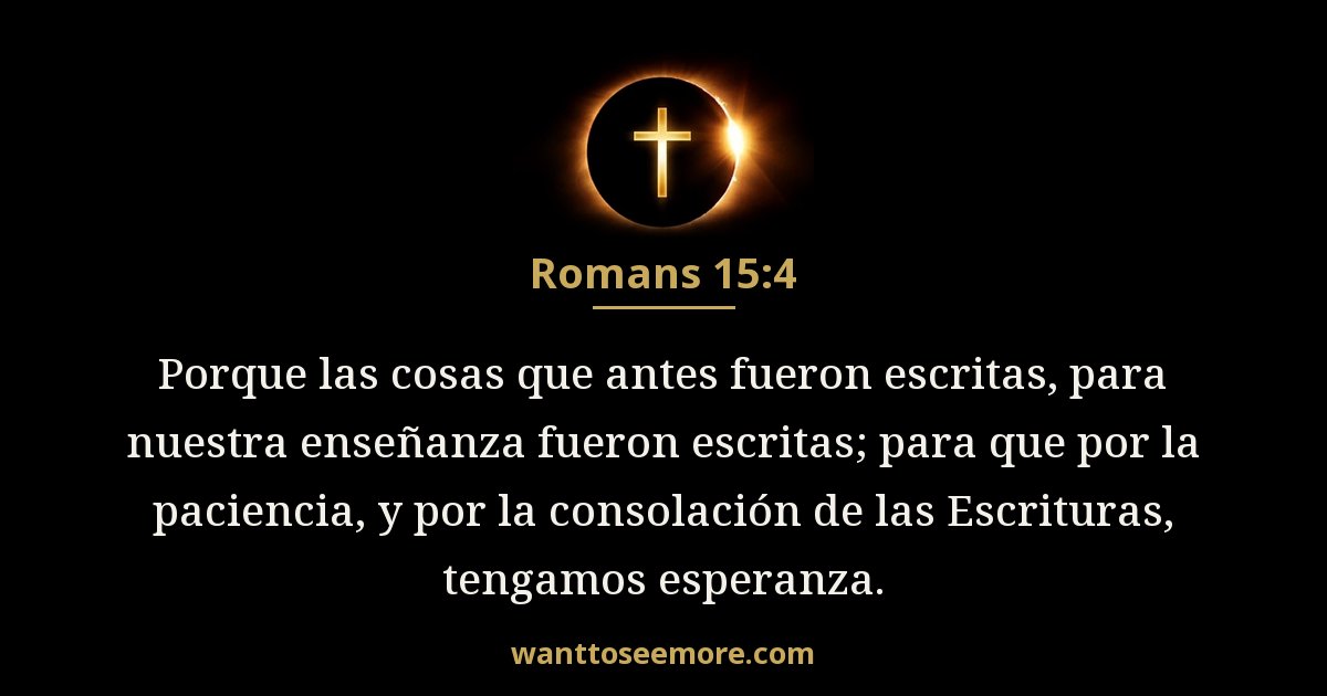 Romans 15:4