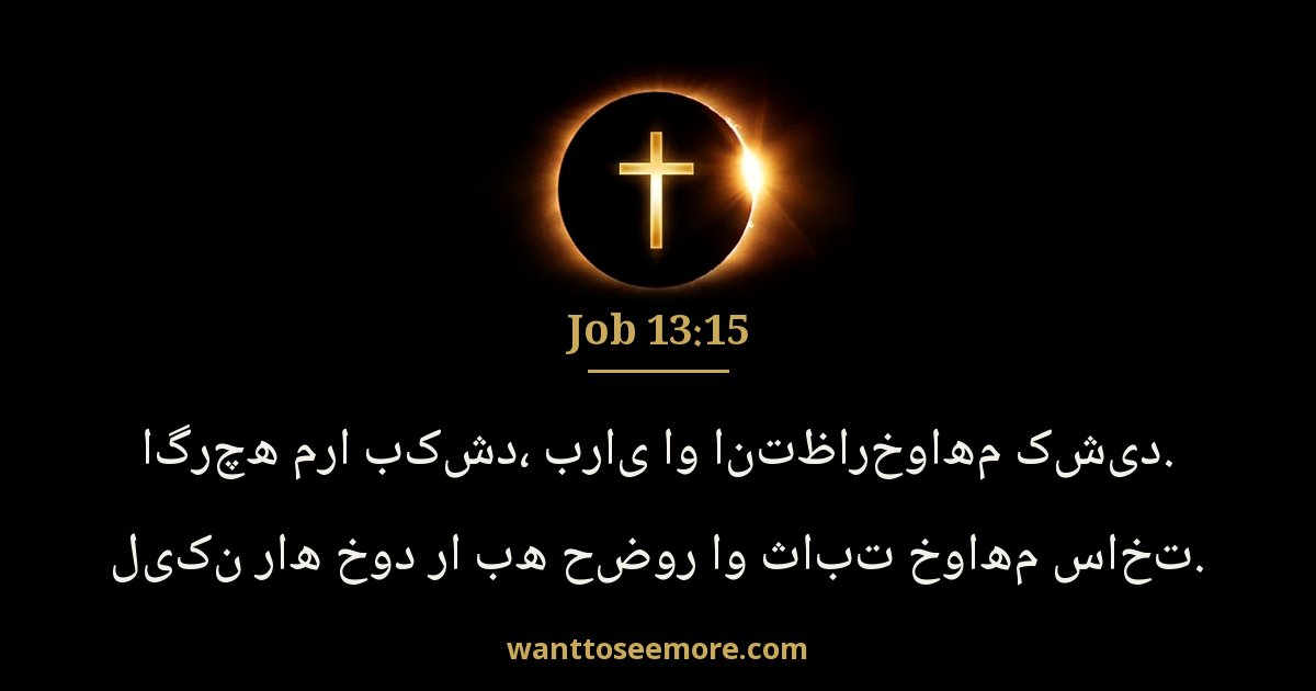 Job 13:15
