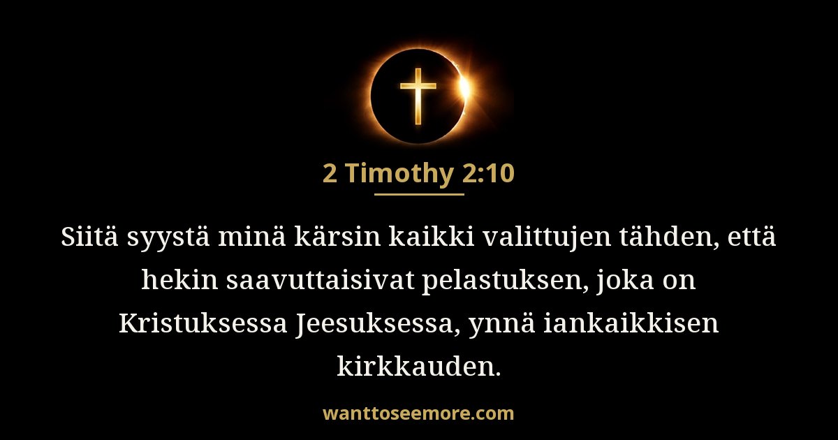 2 Timothy 2:10