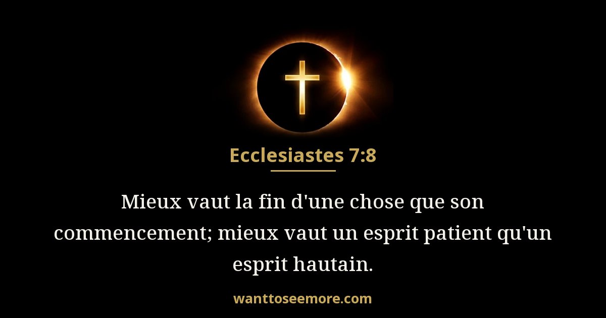 Ecclesiastes 7:8