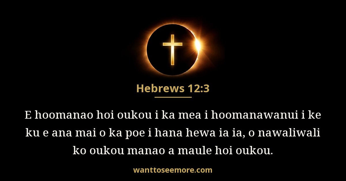Hebrews 12:3