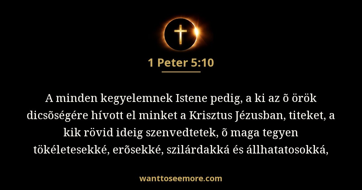 1 Péter 5:10