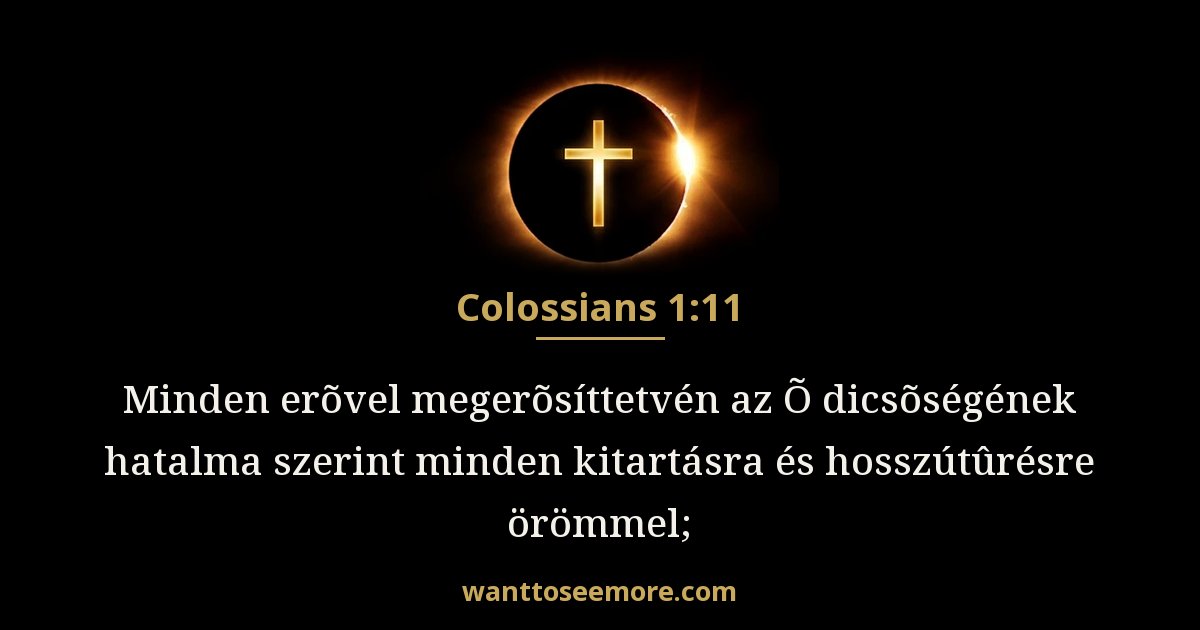 Kolossé 1:11