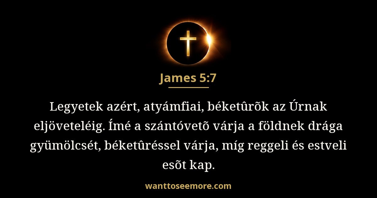 James 5:7