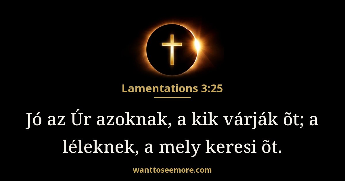 Lamentations 3:25