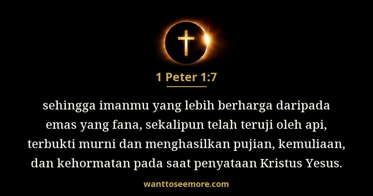 1 Peter 1:7