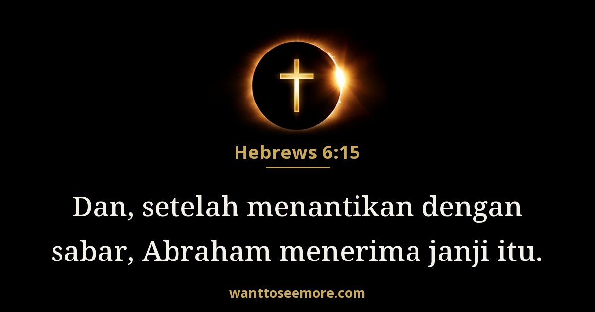 Ibrani 6:15
