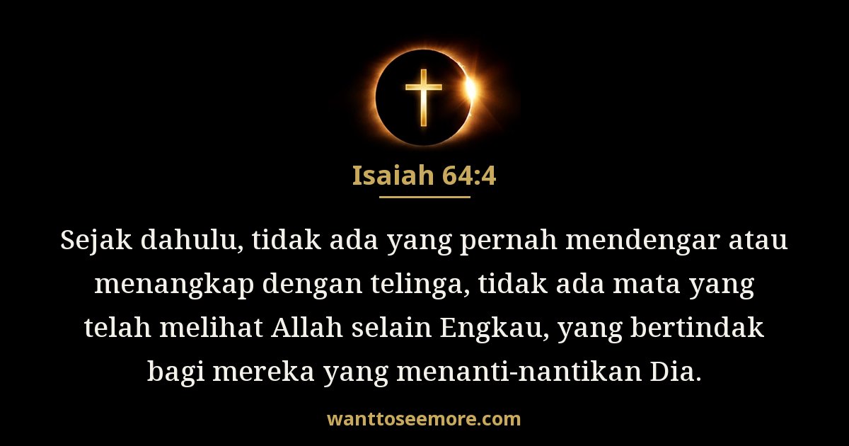 Isaiah 64:4