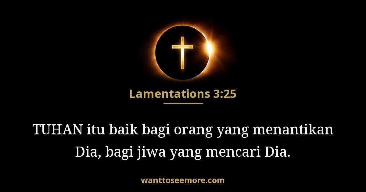 Lamentations 3:25