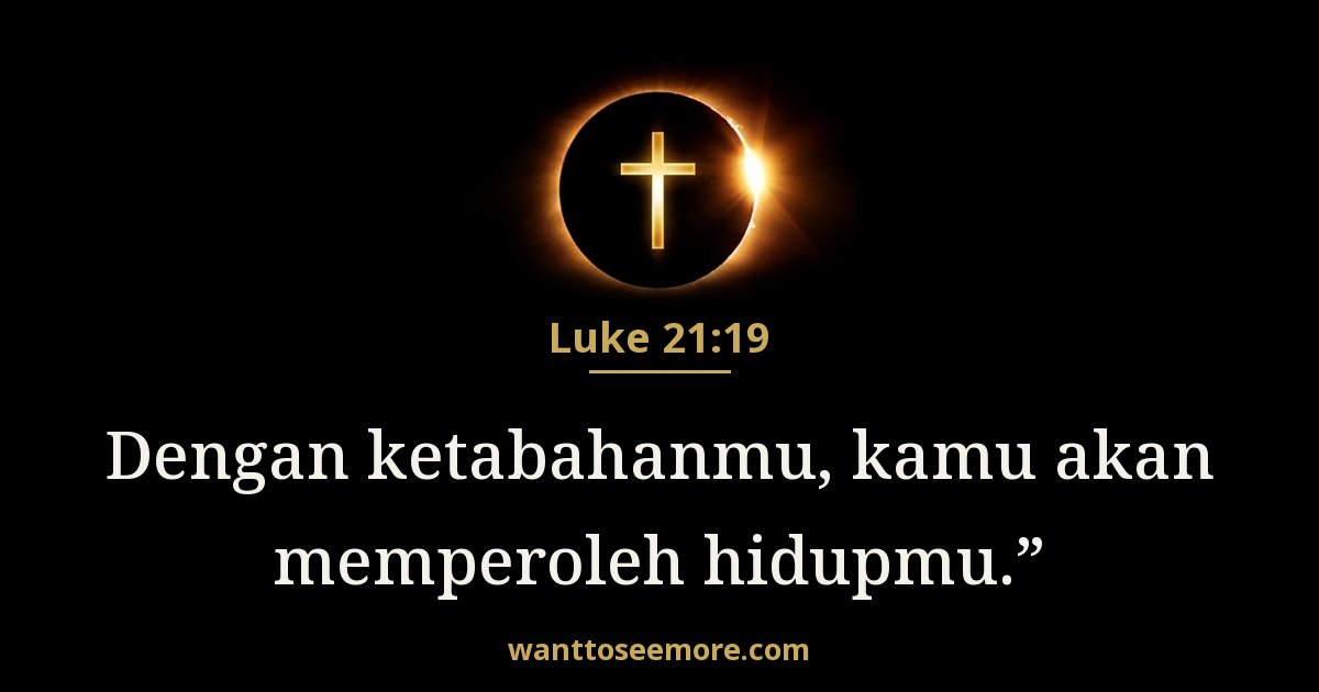 Lukas 21:19