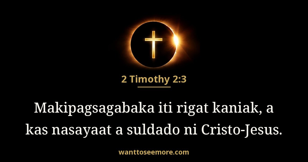 2 Timothy 2:3