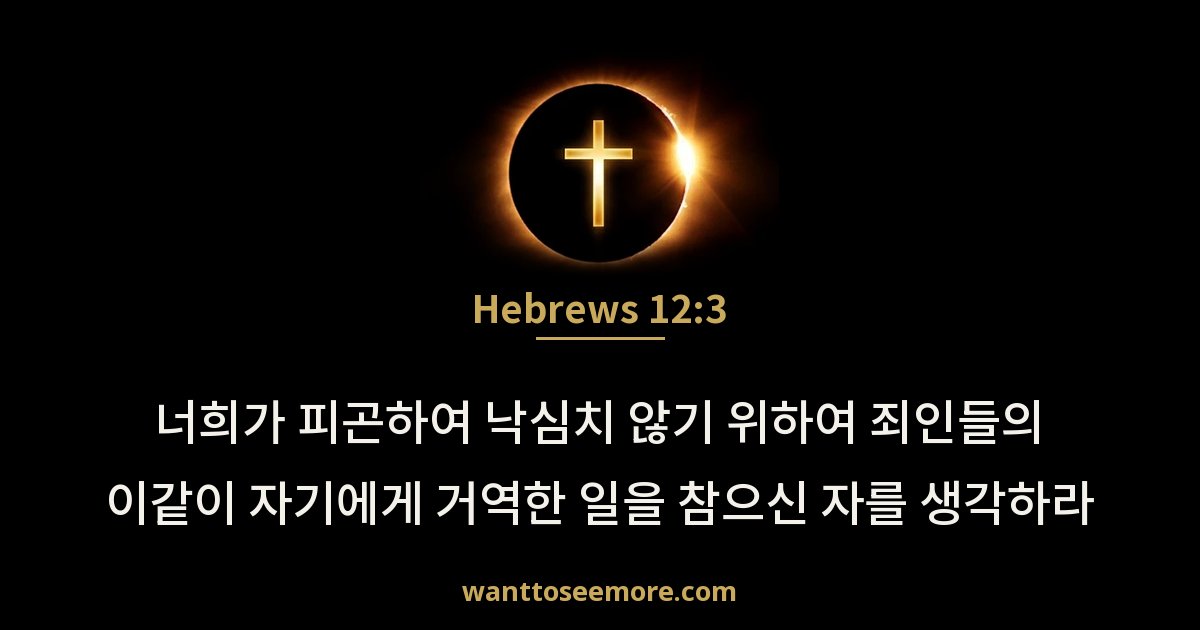 Hebrews 12:3