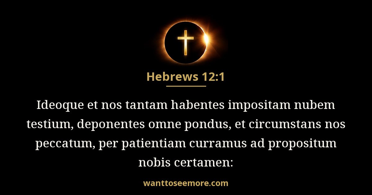 Hebrews 12:1