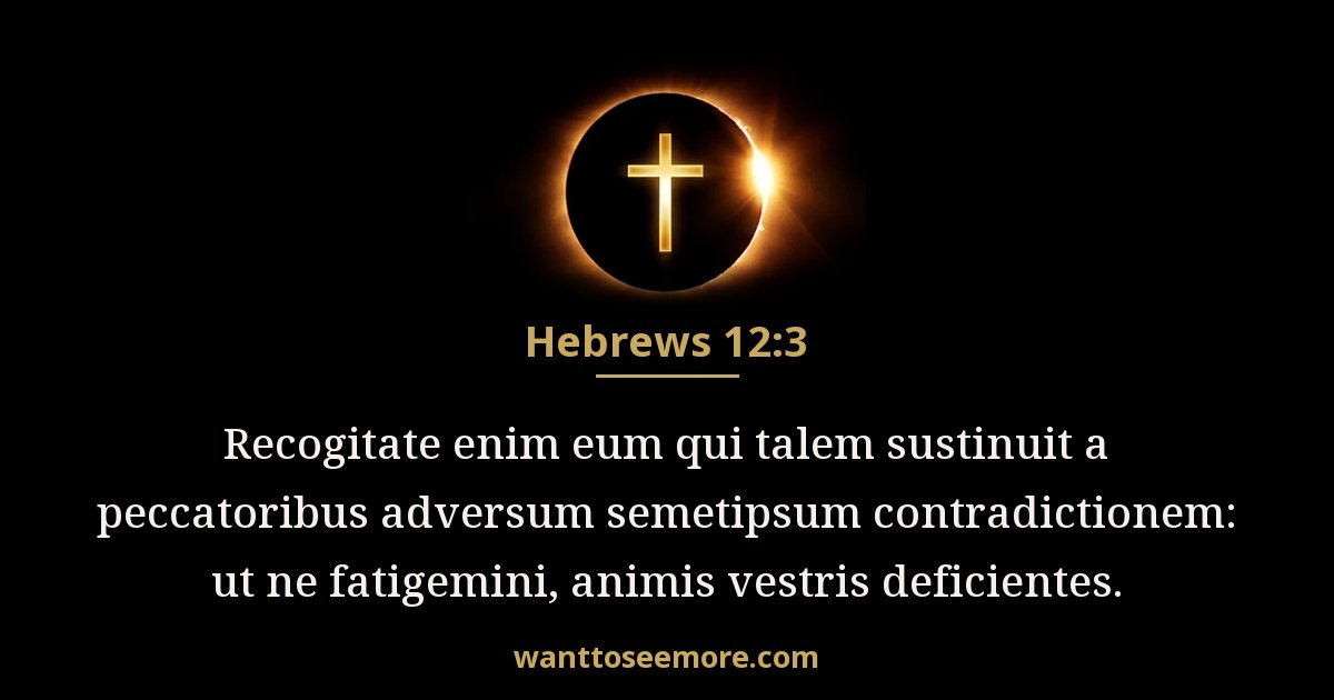 Hebrews 12:3