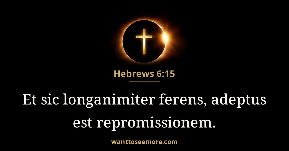 Hebrews 6:15