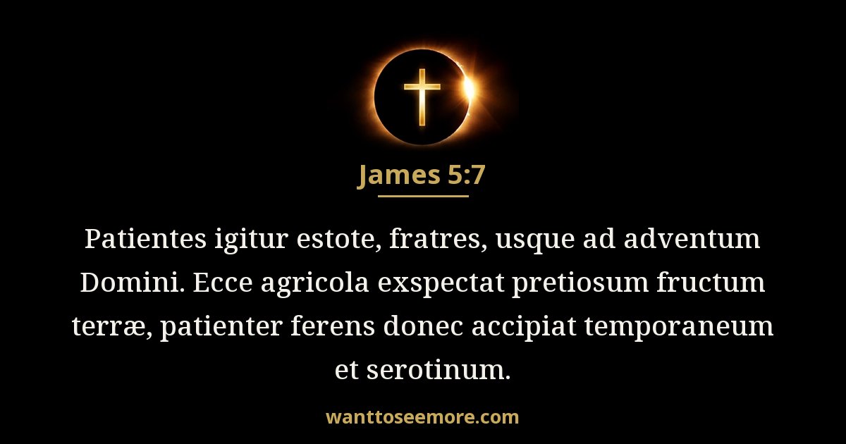 James 5:7