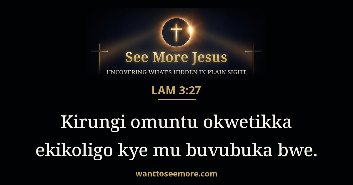 LAM 3:27