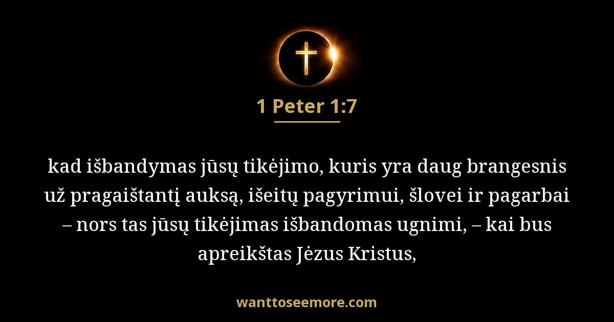 1 Peter 1:7