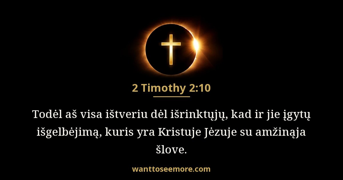2 Timothy 2:10