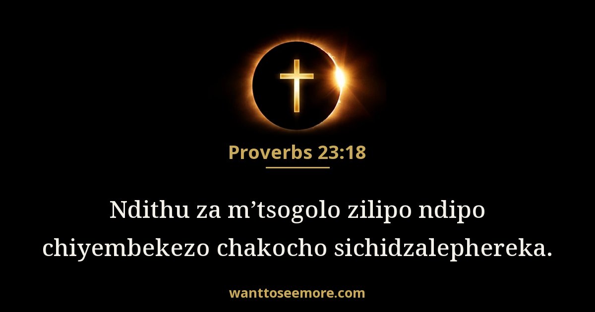 Proverbs 23:18