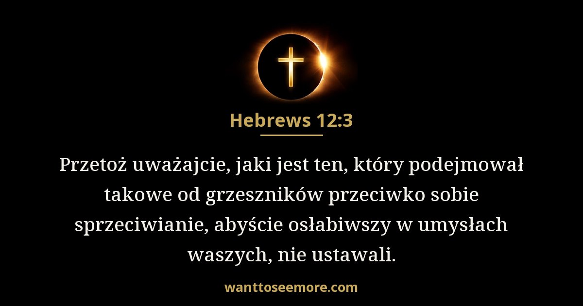 Hebrews 12:3