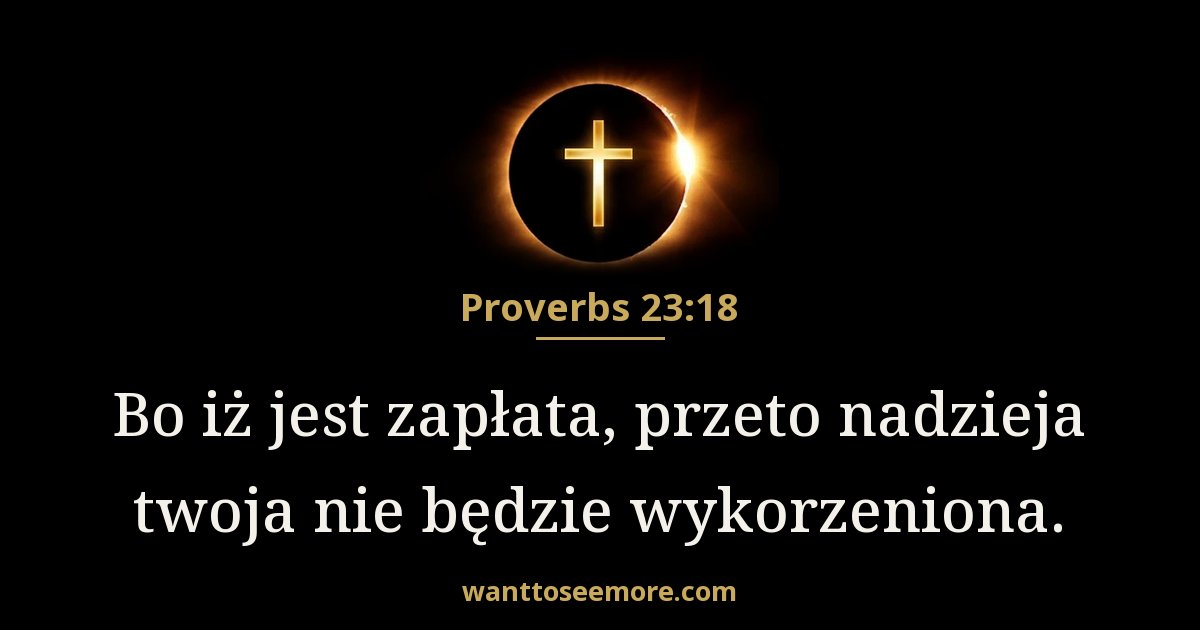 Proverbs 23:18