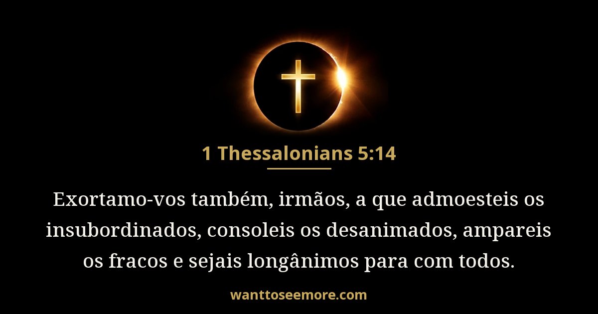 1 Thessalonians 5:14
