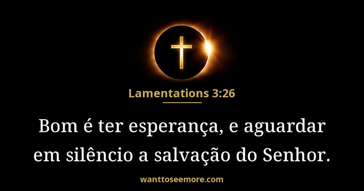 Lamentations 3:26