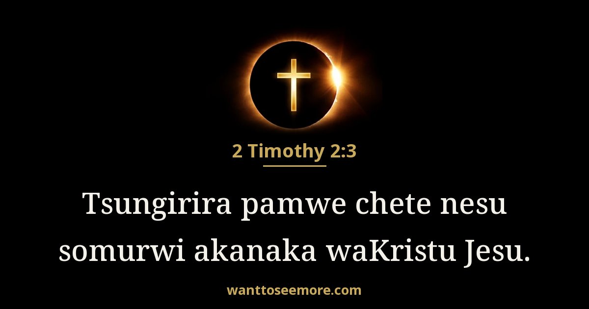 2 Timothy 2:3