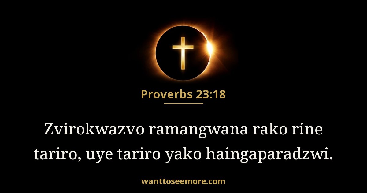 PRO 23:18