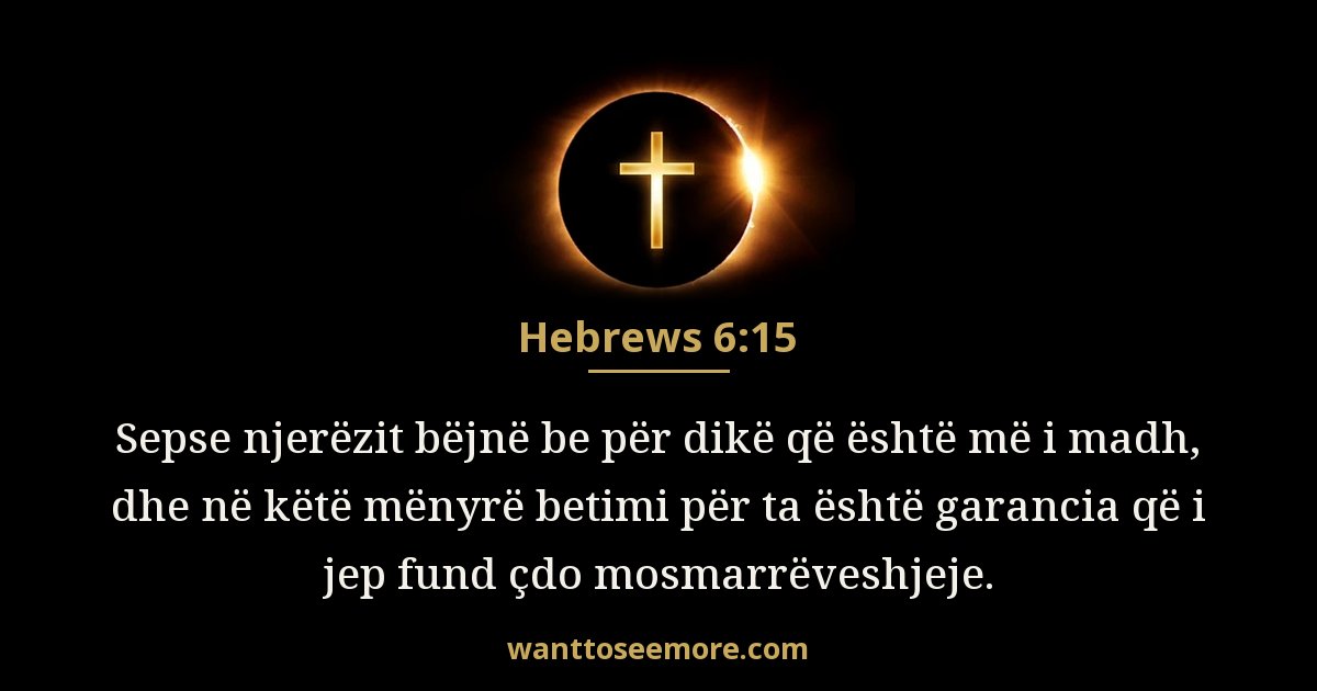 Hebrews 6:15