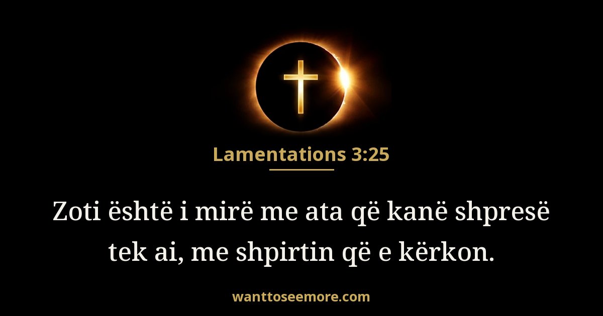 Lamentations 3:25