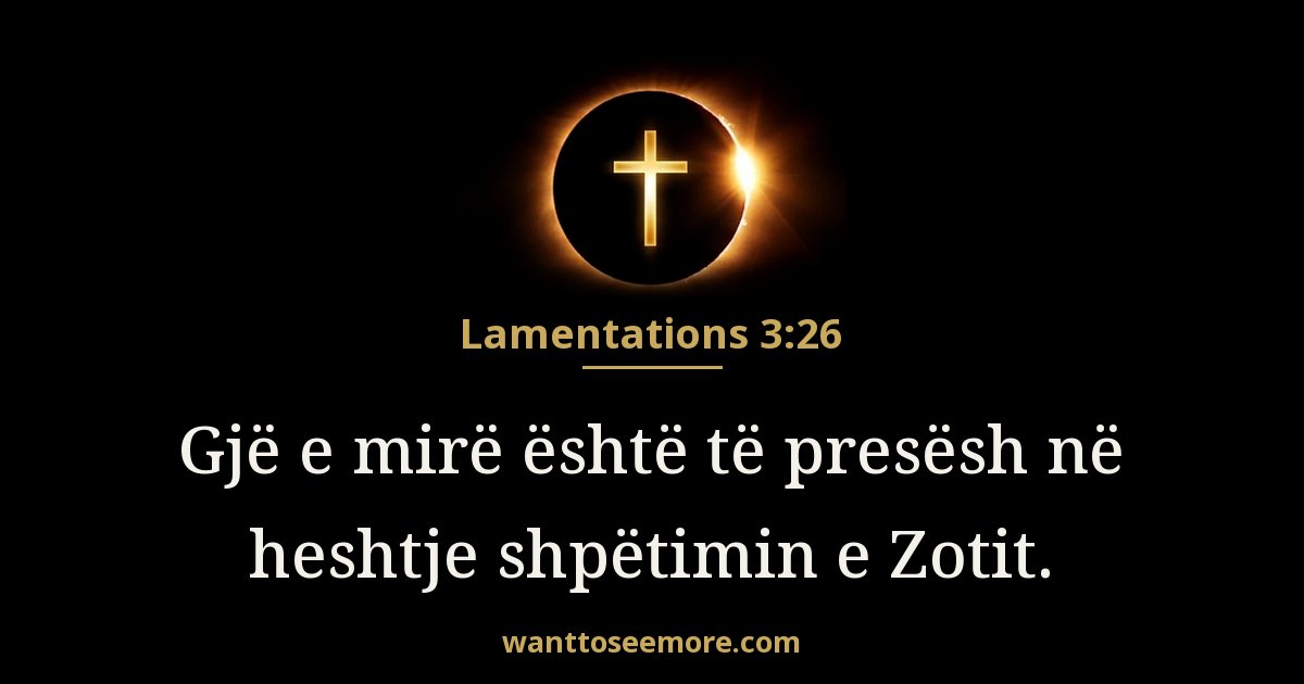Lamentations 3:26
