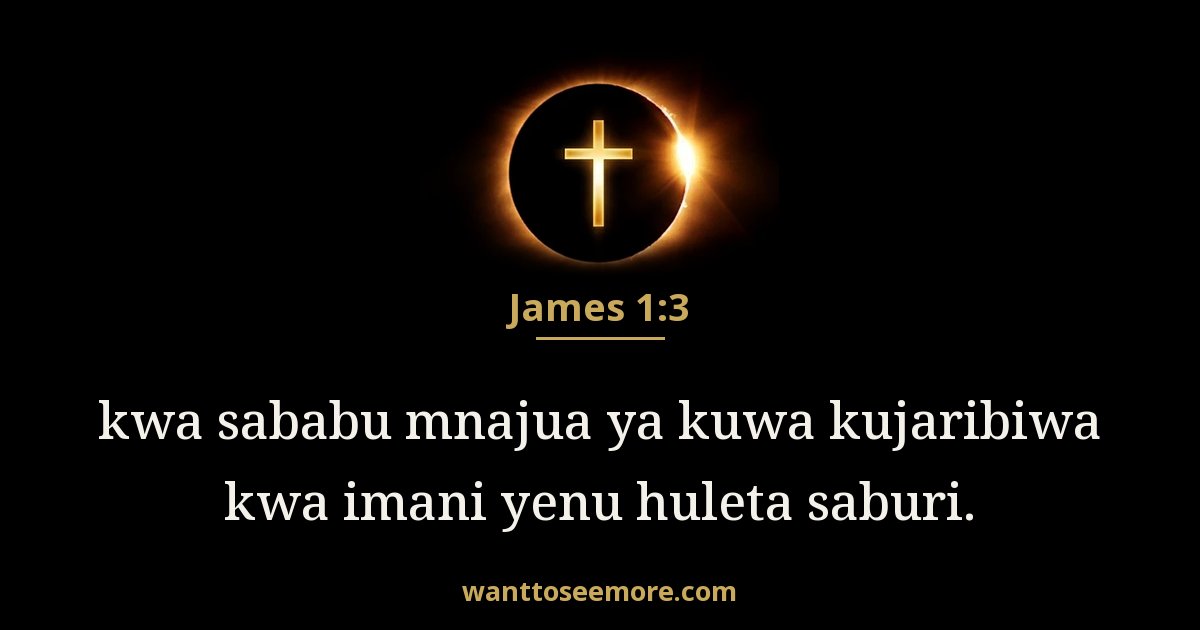 James 1:3