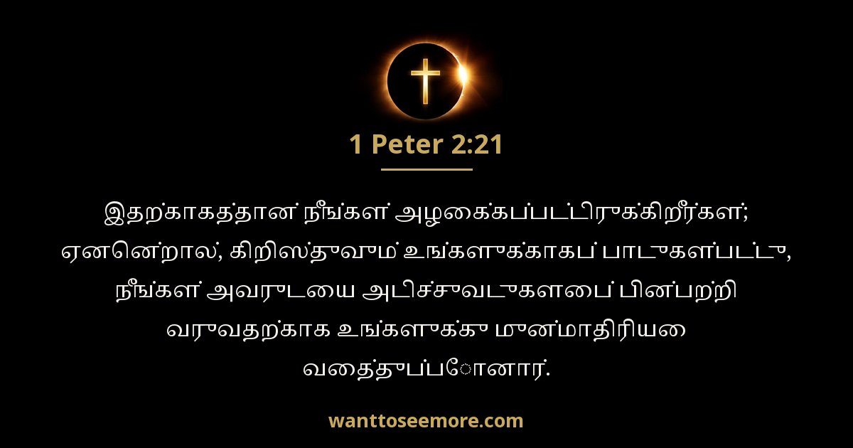 1 Peter 2:21
