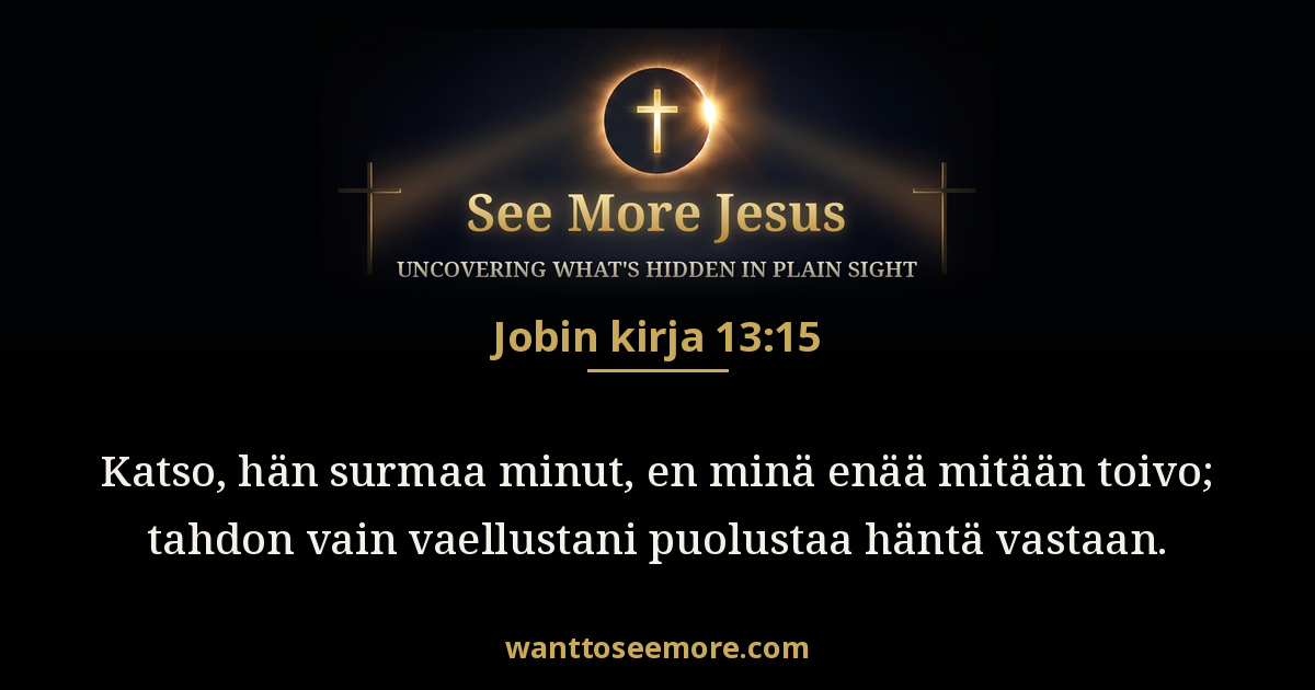 Job 13:15