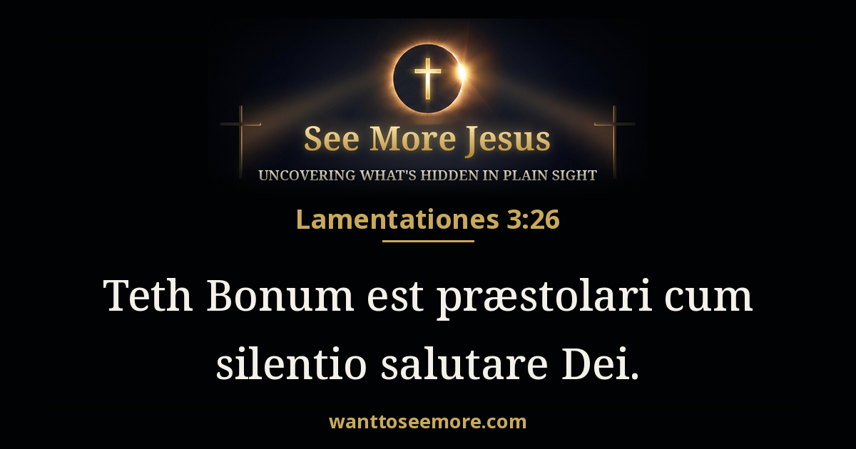 Lamentations 3:26