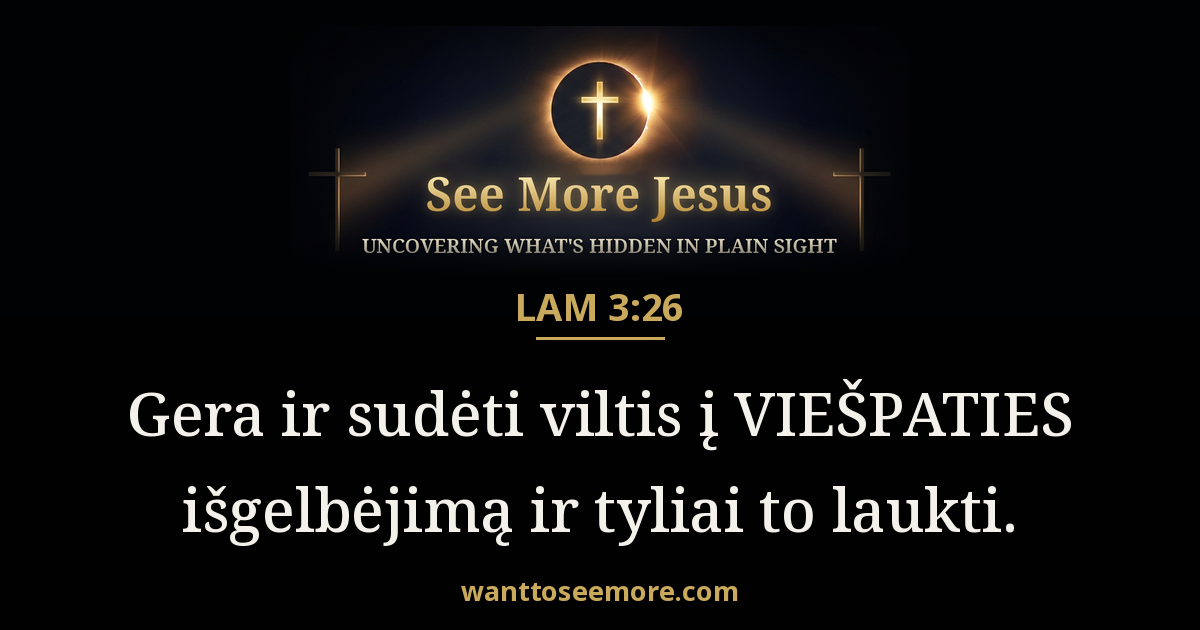 Lamentations 3:26