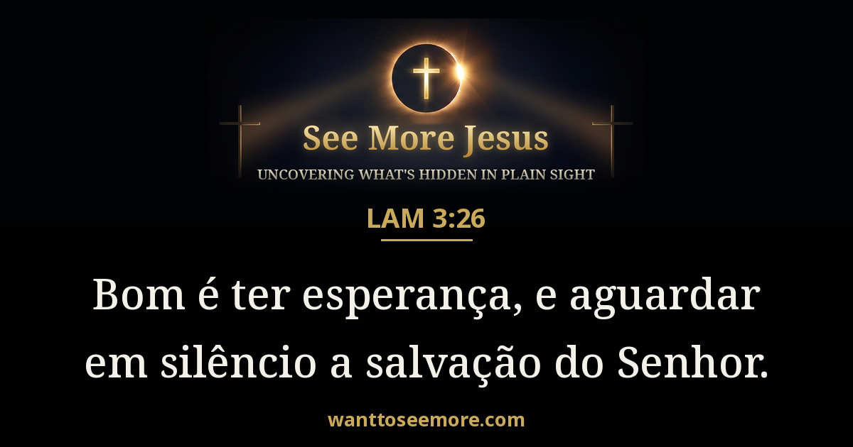 Lamentations 3:26